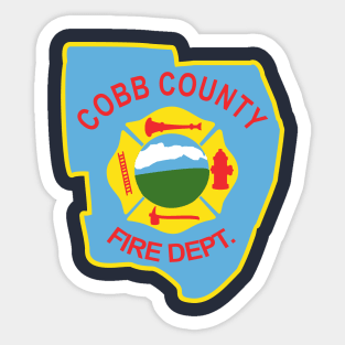 Cobb County Fire Department Sticker